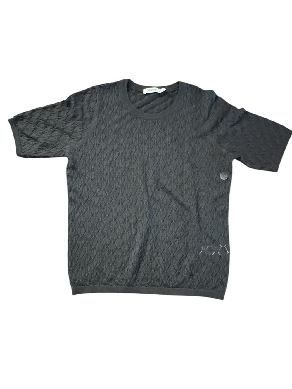 Ricki's Black Knit Sweater Short Sleeve Small NWT